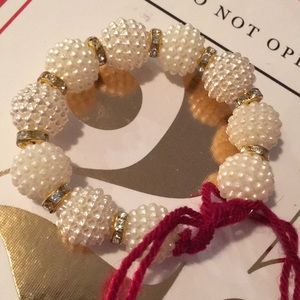 Pearl and Diamond Bracelet